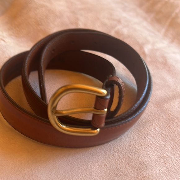 Leegin quality leather and solid brass belt Will last for years to come! size 34 - Picture 2 of 7